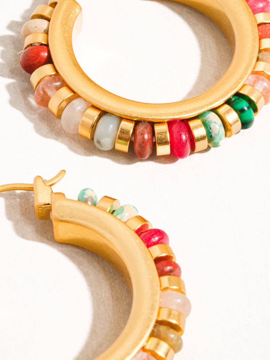 Capri Resort Hoop Earring