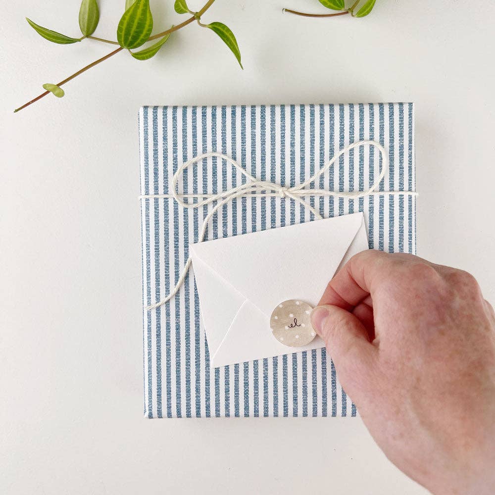 Garden rose mini notecard