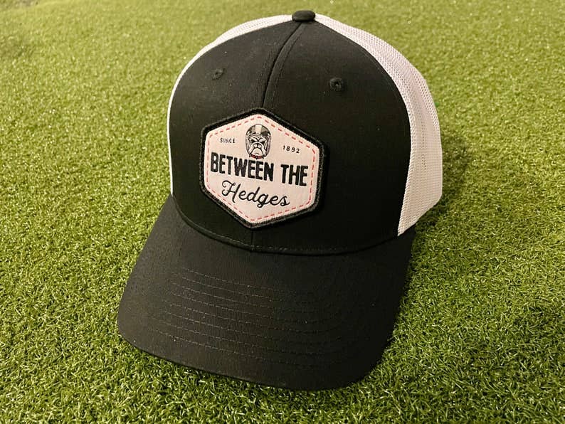 Black & White "Between The Hedges" Trucker Hat