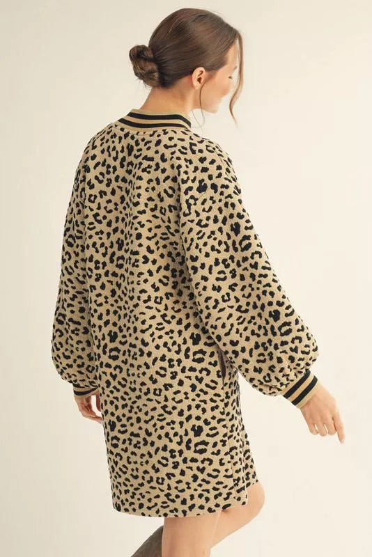Toffee and Leopard Dress