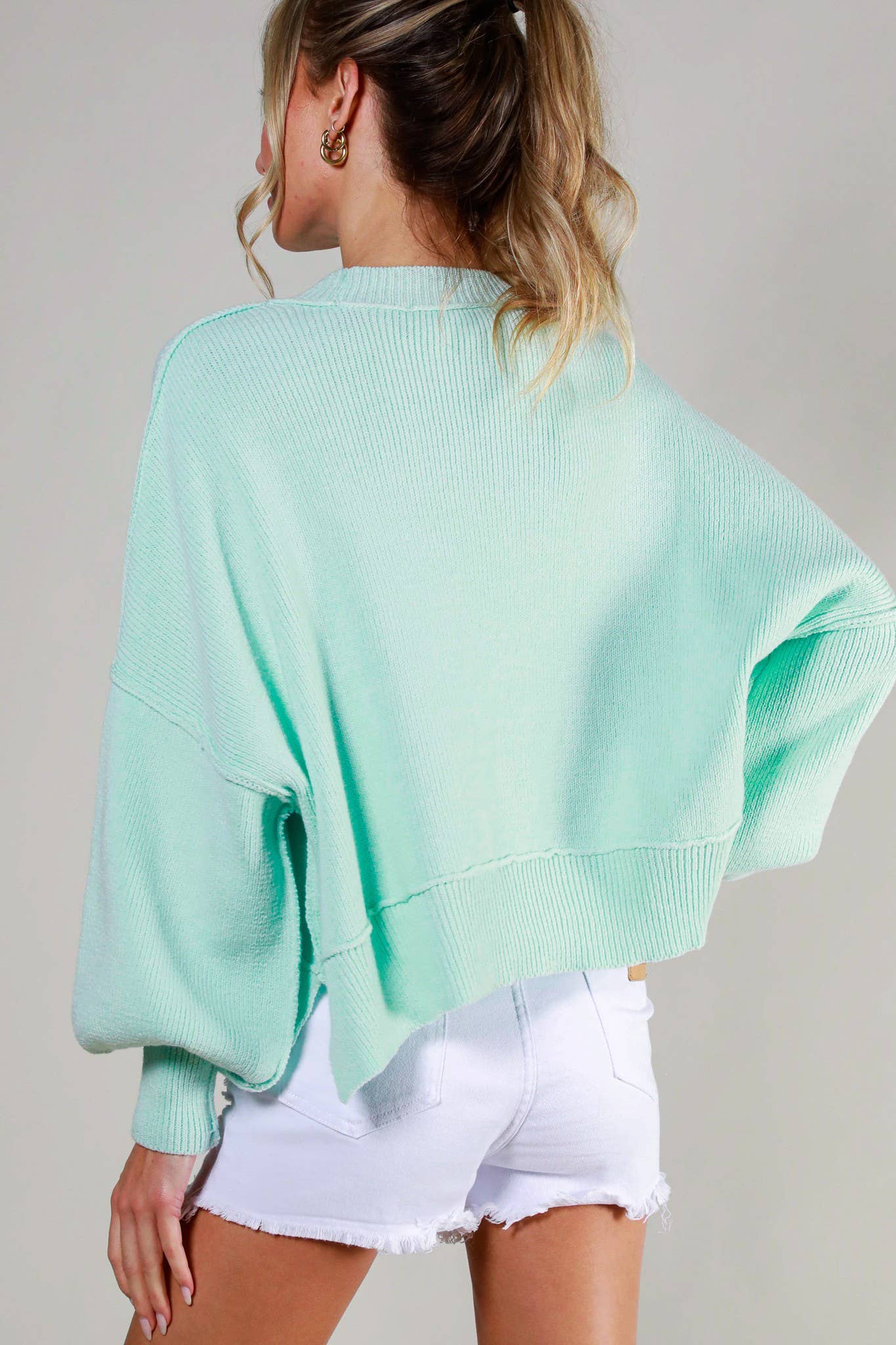 Simple Comfy Mint Sweater