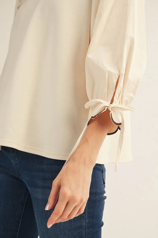 Ruby Ruffle Top