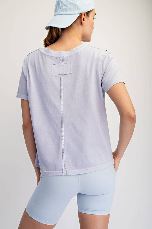 Pigment Washed Cotton Tee
