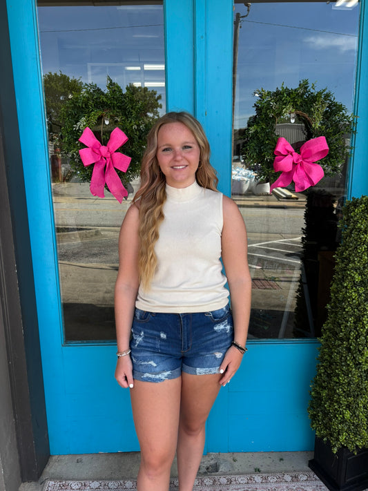 Amy's Mock Neck Knit Top