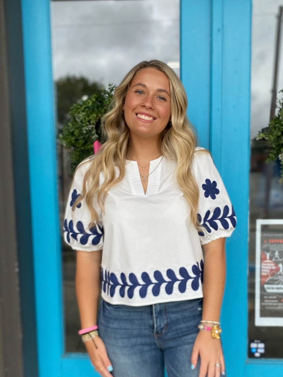 Flower Power Cotton Top