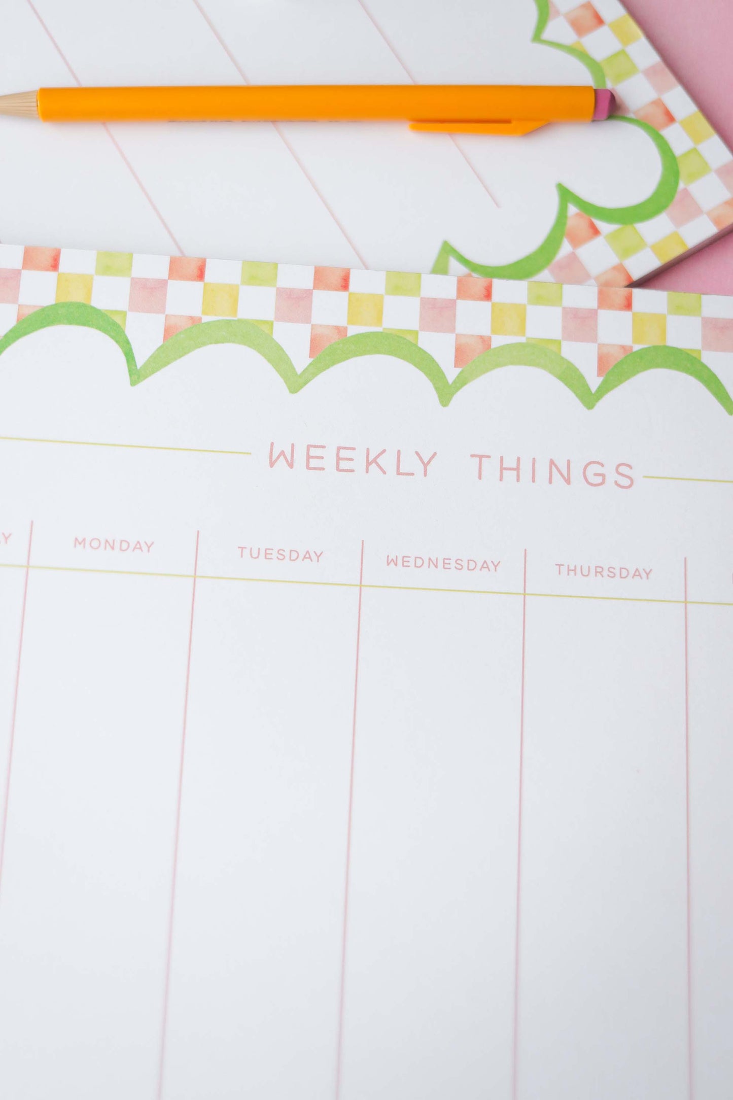Whimsical Weekly Notepad