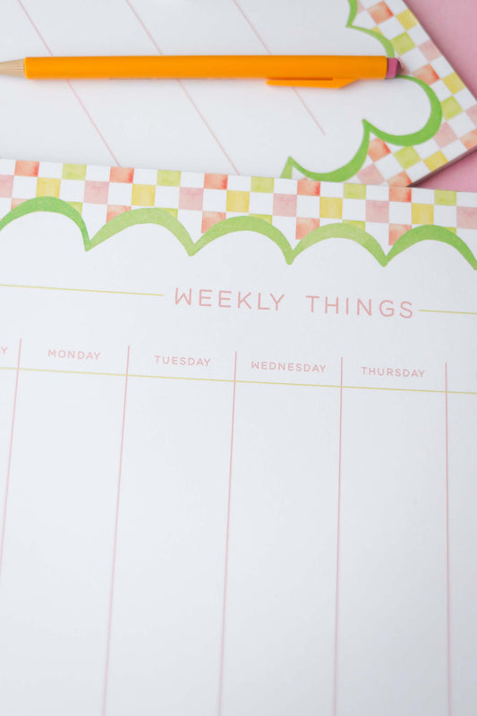 Whimsical Weekly Notepad
