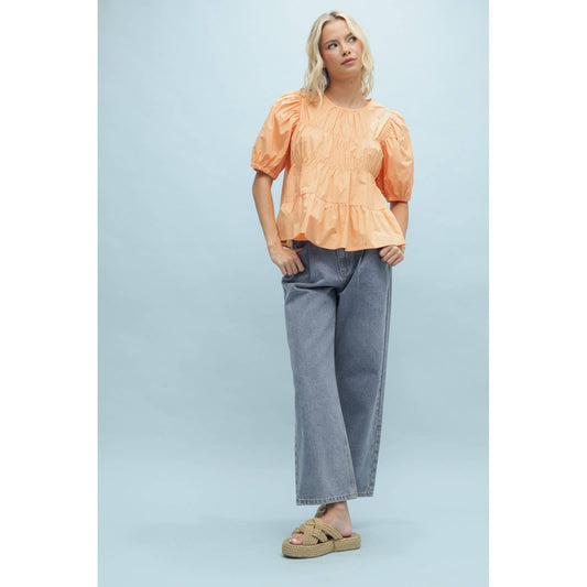 Sunkist Poplin Blouse