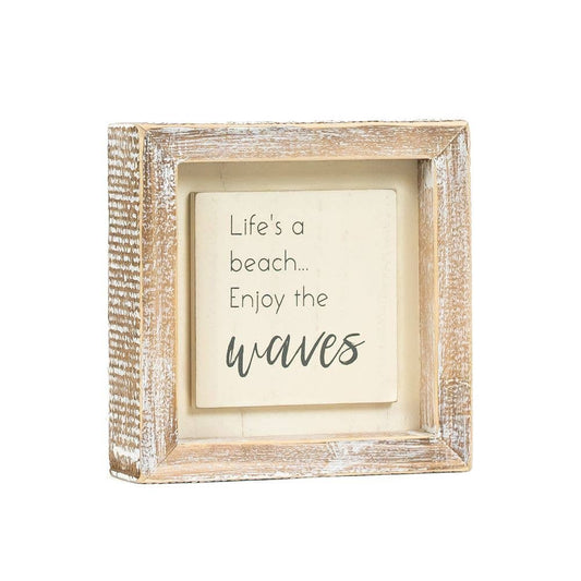 Waves Frame Sign