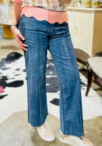 Olivia Wide Ankle Jeans