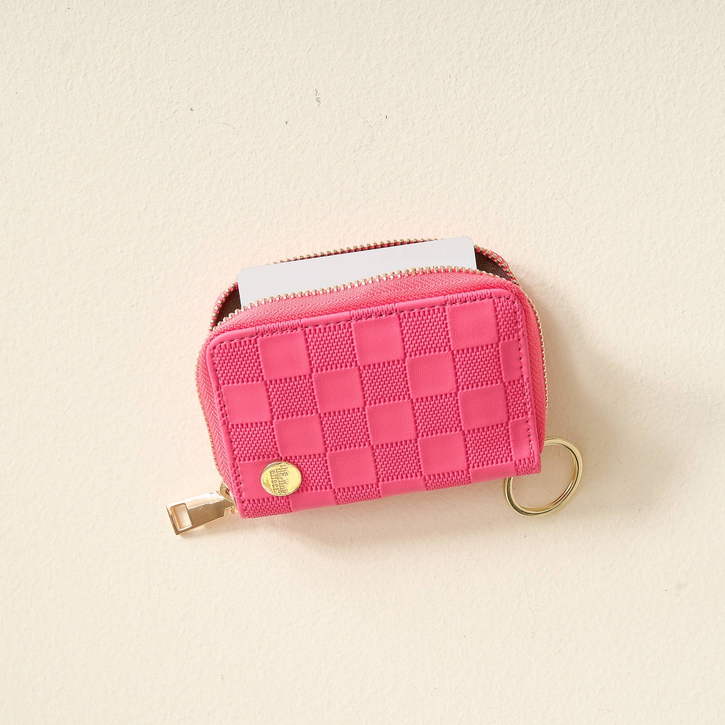 Hot Pink Zip Around Wallet