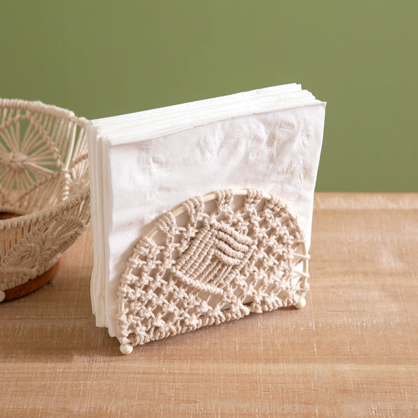 Macrame Napkin Holder