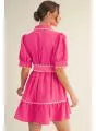 Adey's Scalloped Hem Dress