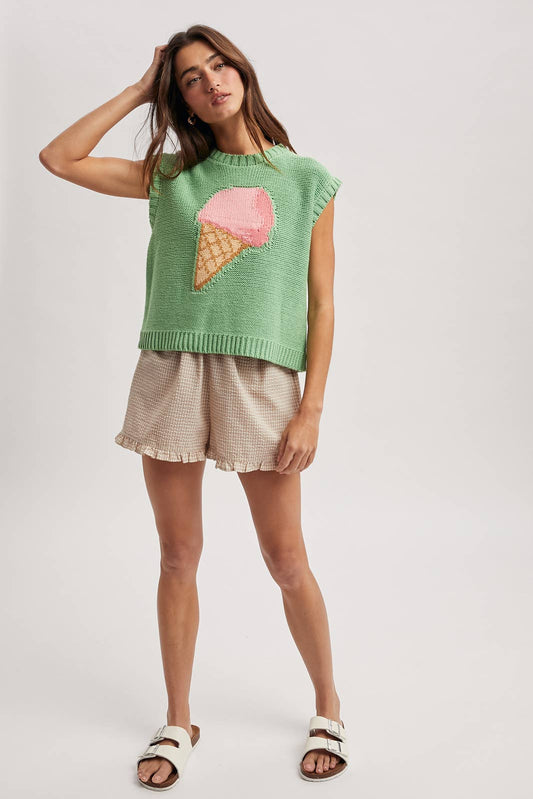 Ice Cream Sweater Top