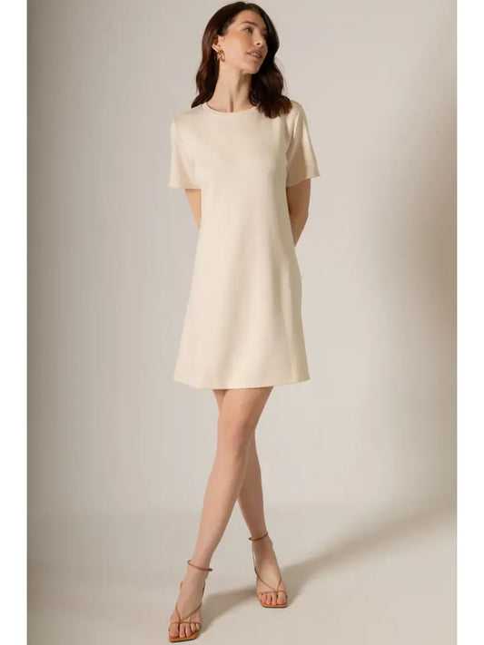 P. Cill Butter Modal Short Sleeve Dress