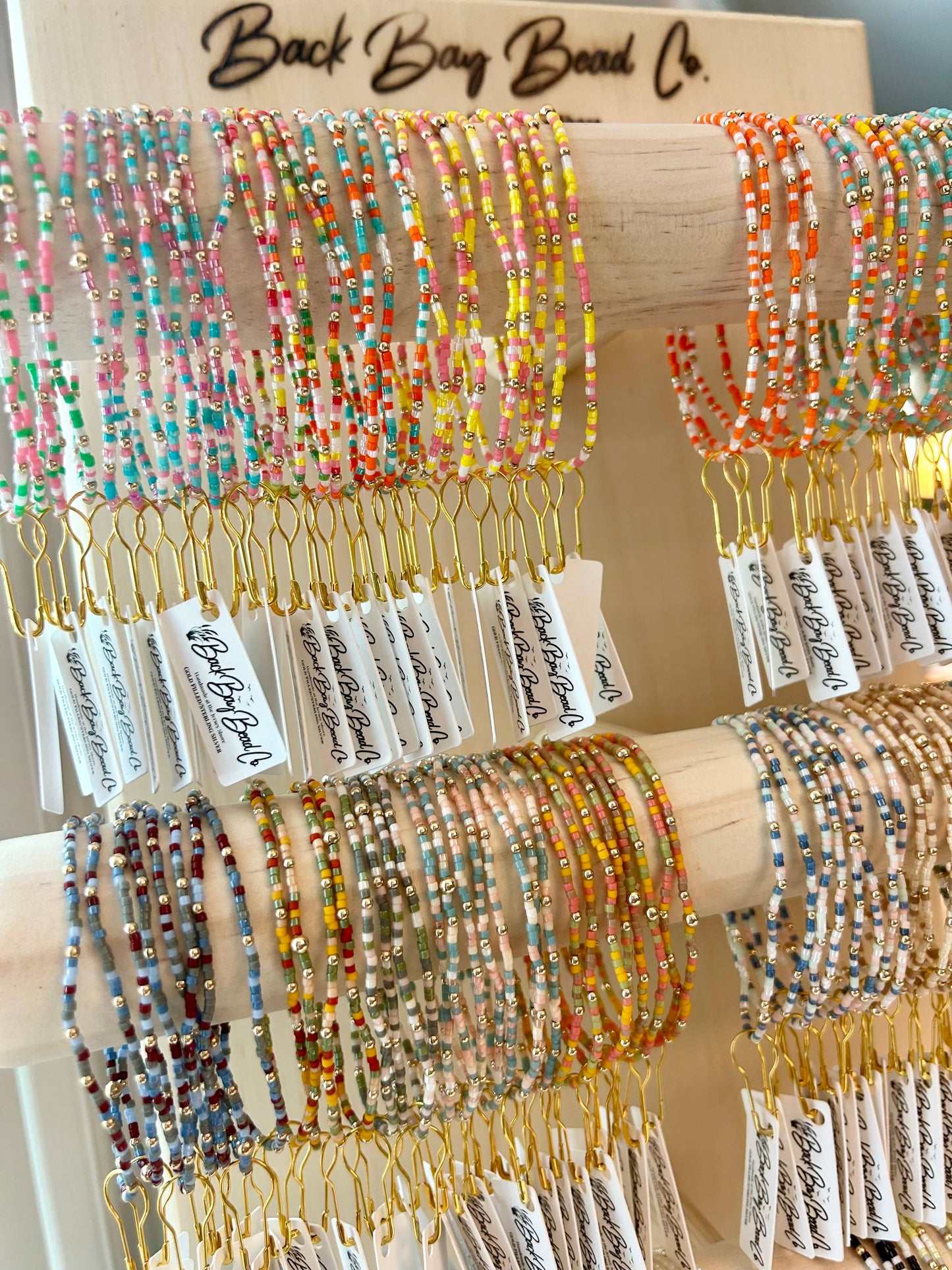 Stretchy Jewelry Bracelets Stackable Colorful Dainty