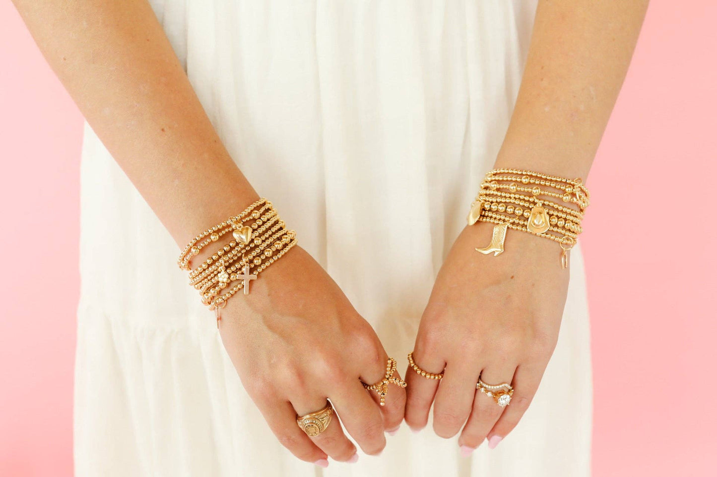 Cross Gold Charm (Interchangeable)