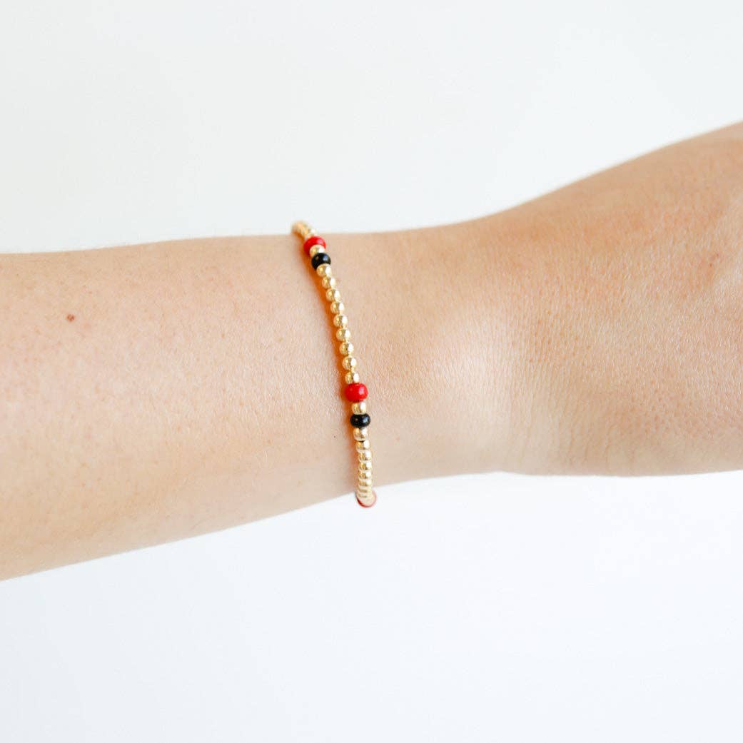 Red & Black Poppi Bracelet