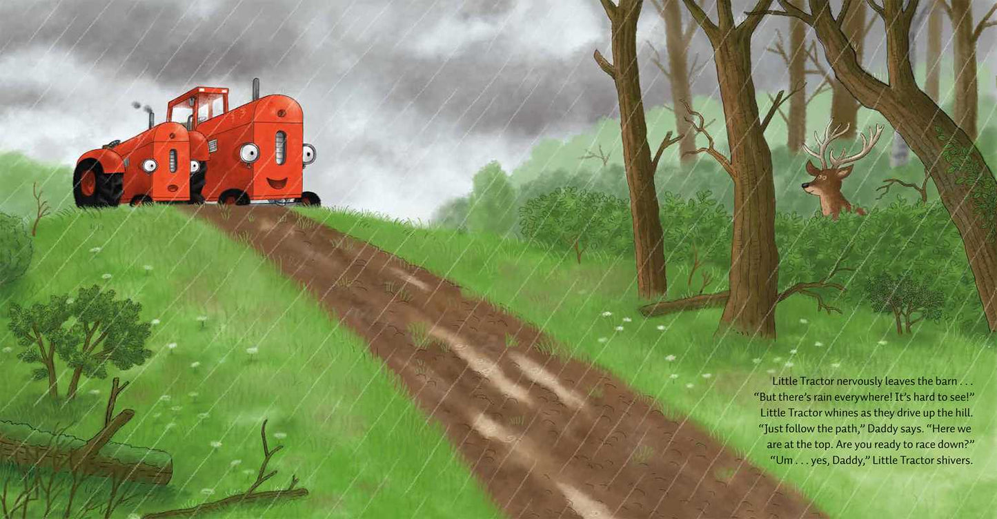 Little Tractor Is Brave Book by Natalie Quintart