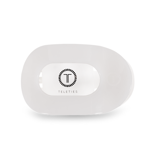 Flat Coconut White Clip - Small