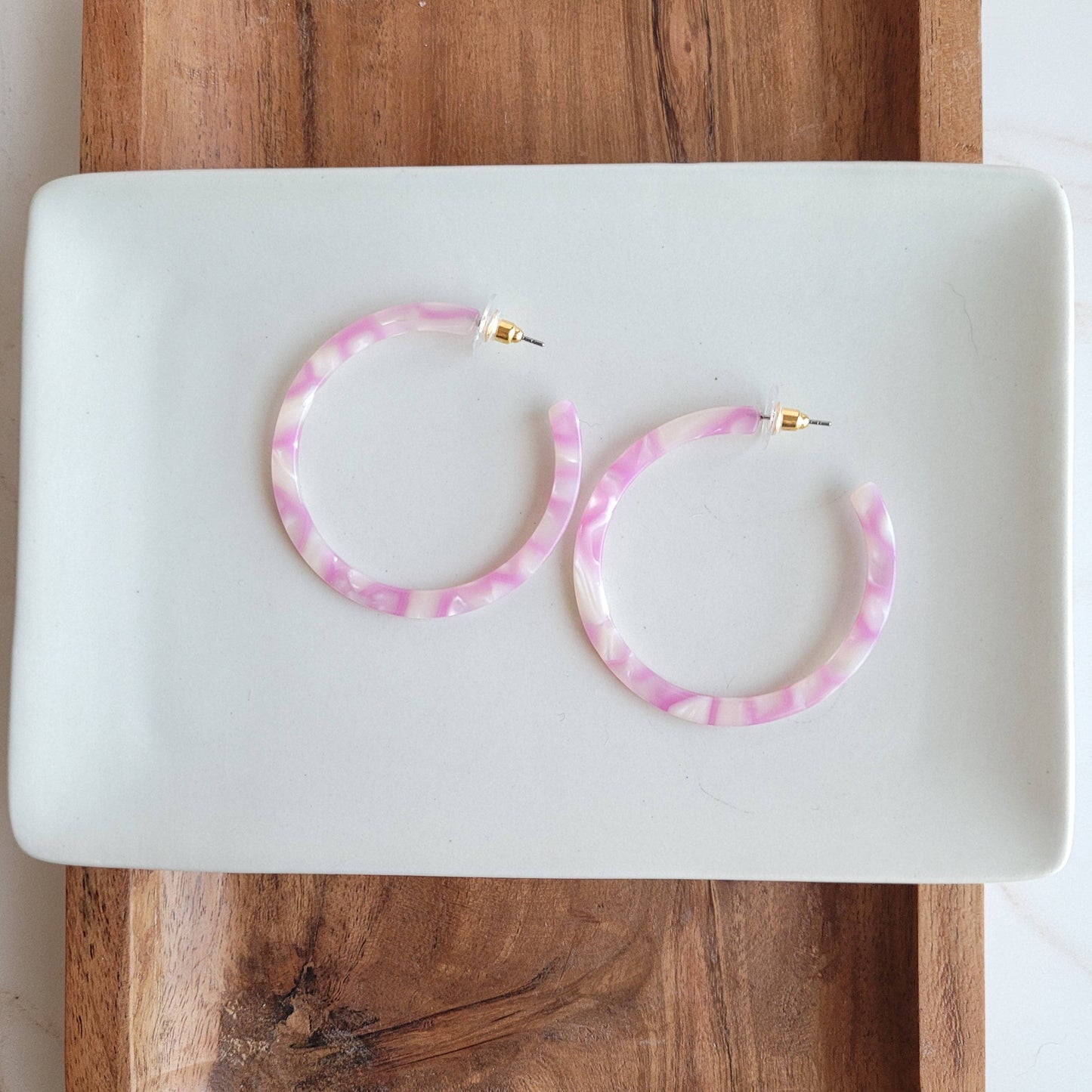 Cameron Bubblegum Pink Hoops