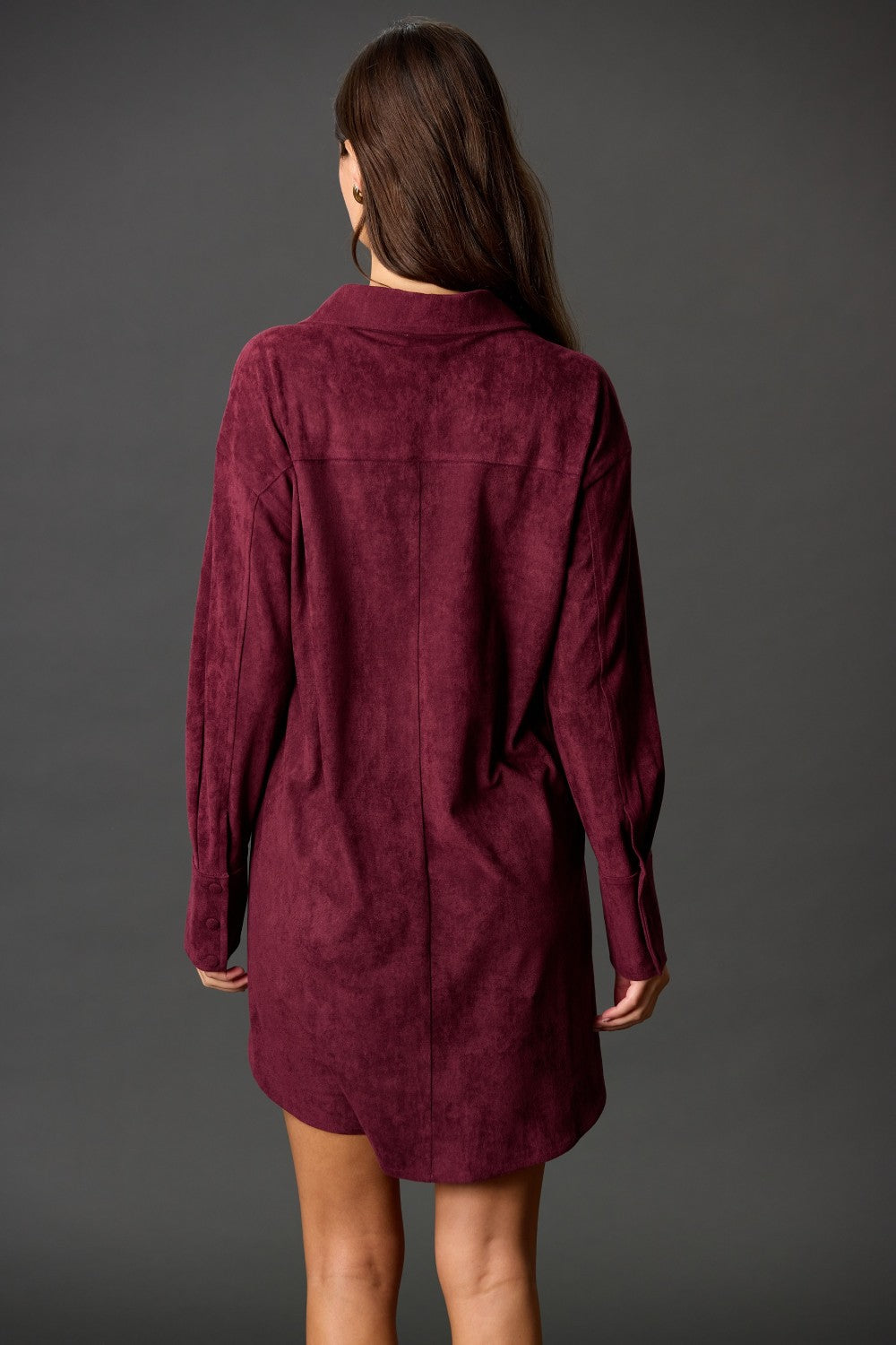 Morticia's Suede Dress