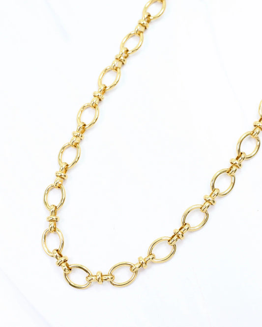 Denholme Link Necklace Gold