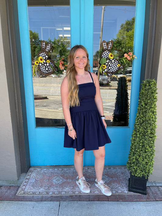 Saylor's Navy Blue Dress