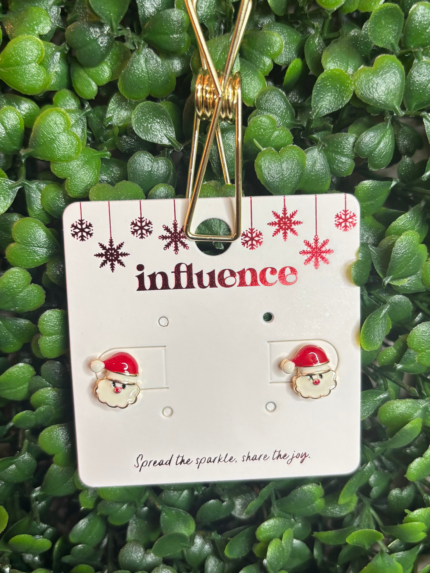 Santa Clause Stud Earrings