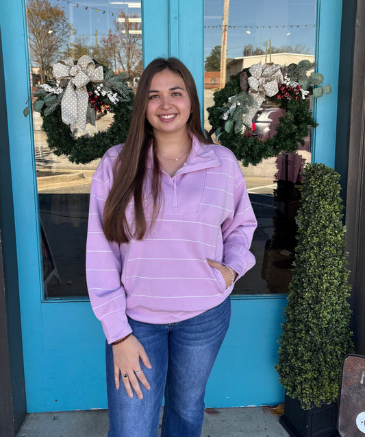 Purple Modal Poly Pullover