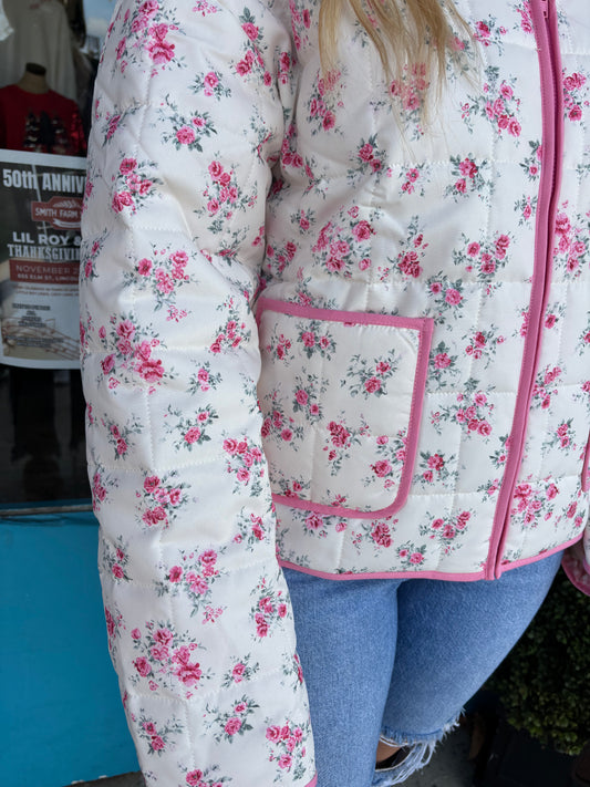 Emma's Floral Quilt Jacket