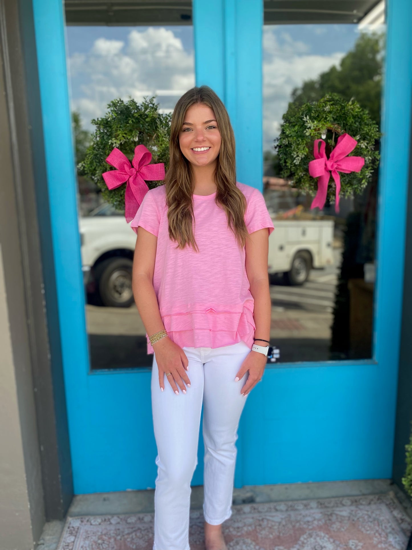 Adelee's Pretty Ruffle Top