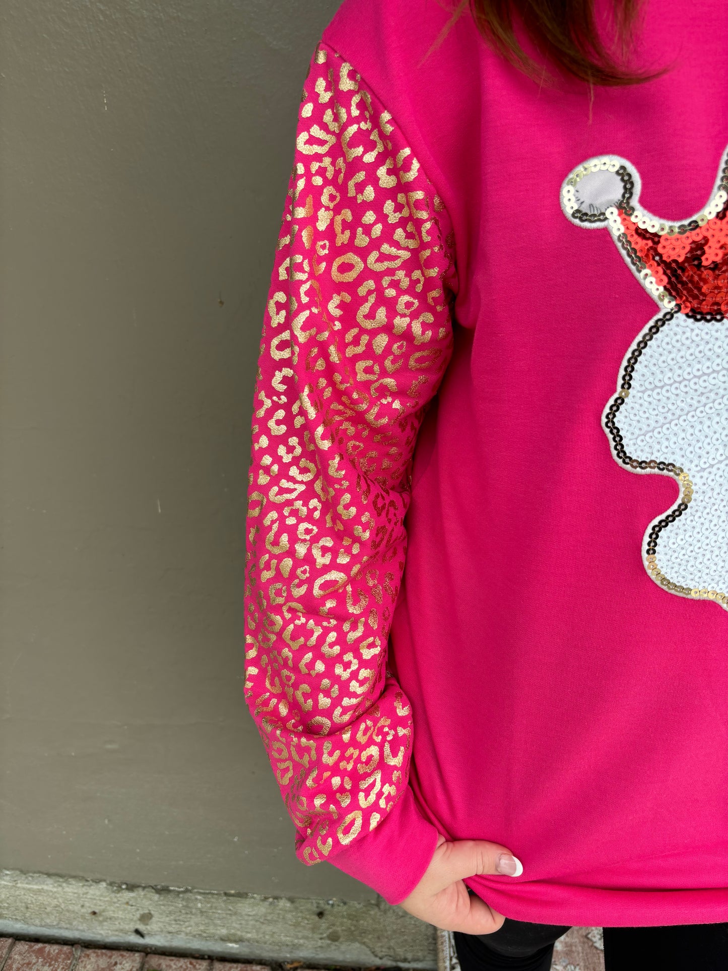 Sequin Santa Sweatshirt