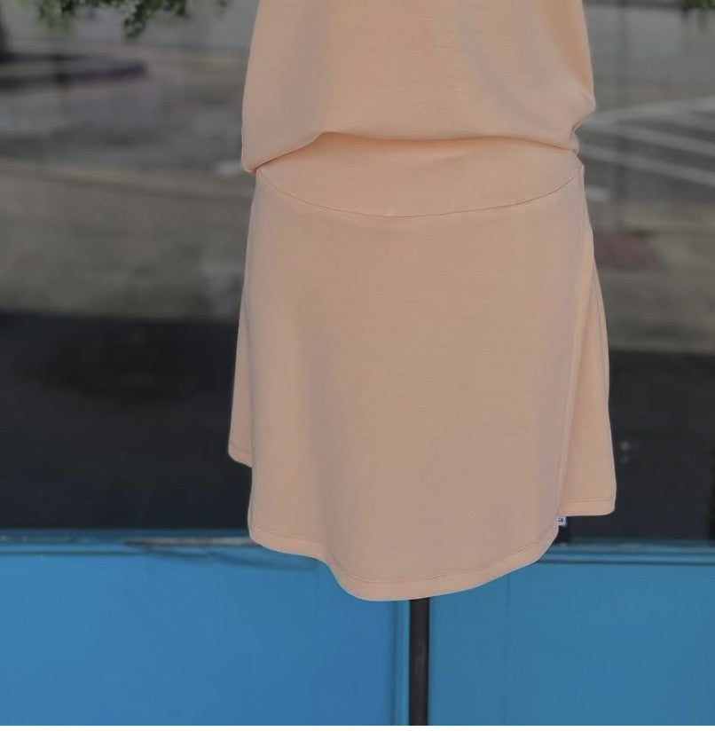 Soft Modal Skort, Peach or Ice Blue