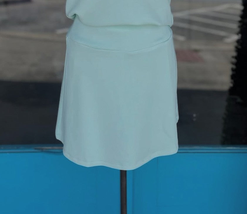 Soft Modal Skort, Peach or Ice Blue