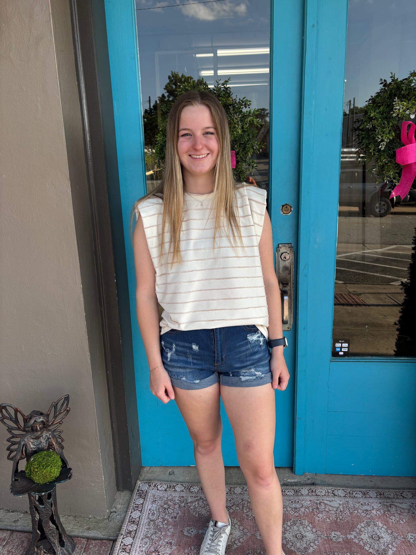 White Summer Sand Top