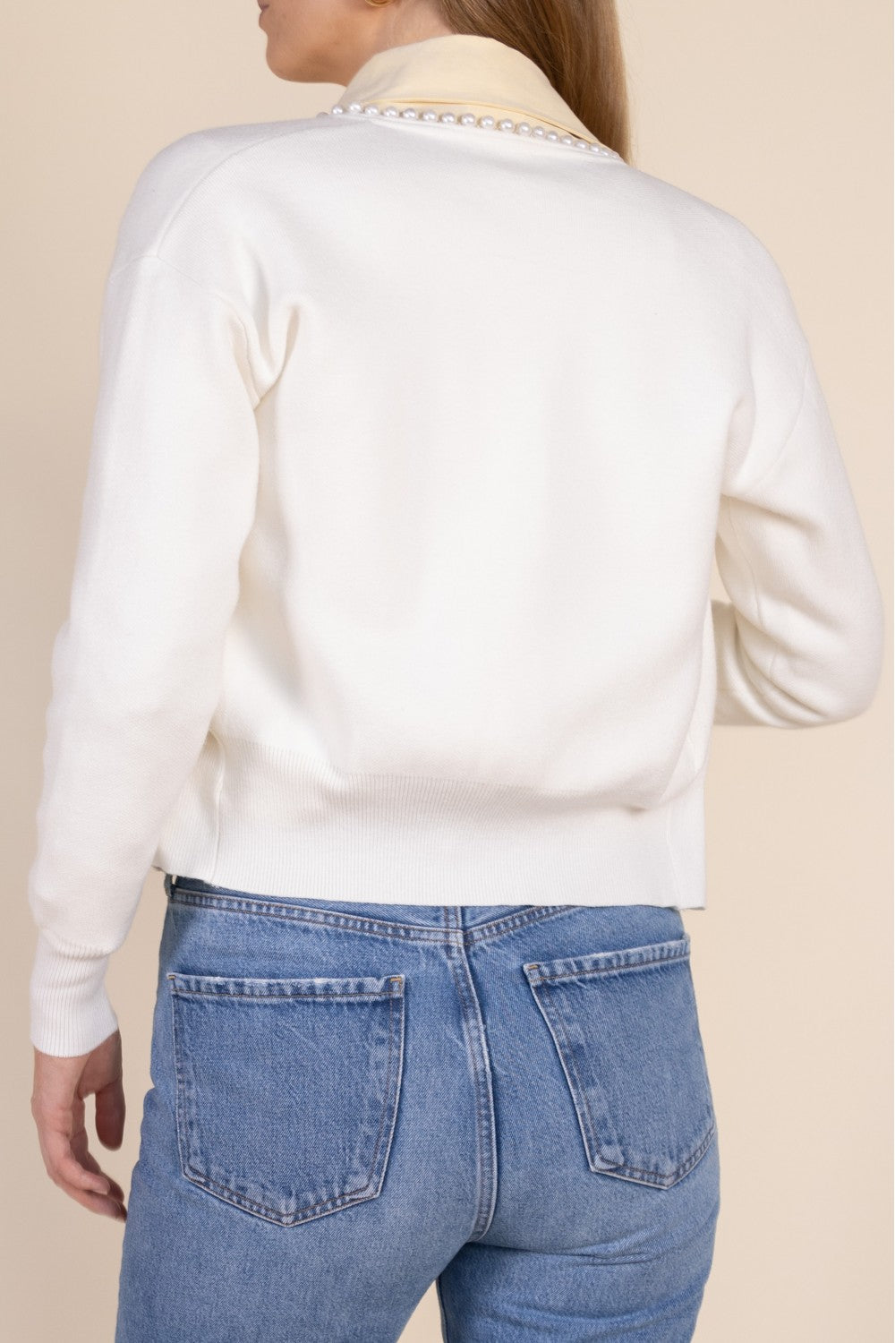 Pearl Trimmed Cardigan