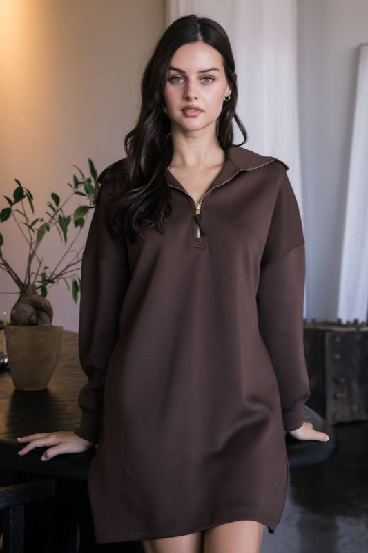 P. Cill Quarter Zip Dress
