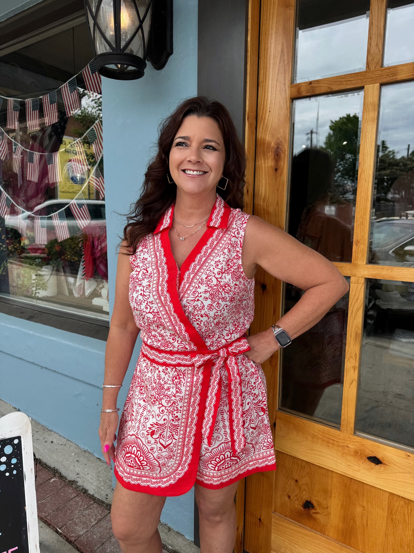 Sofia's Linen Romper