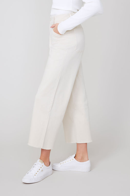 Oyster Raw Hem Pants