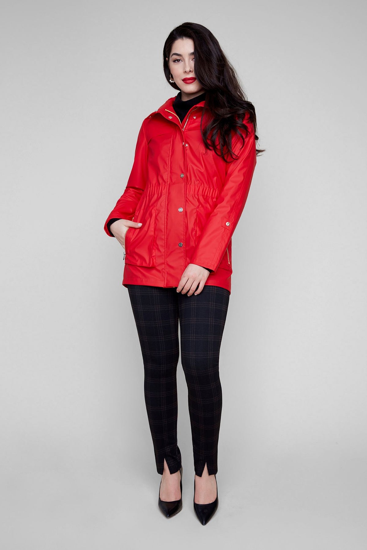 County Red Rain Jacket