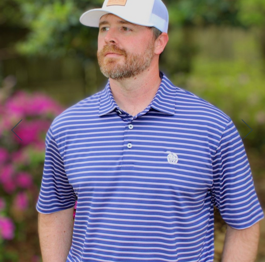 Blue Lacy Polo