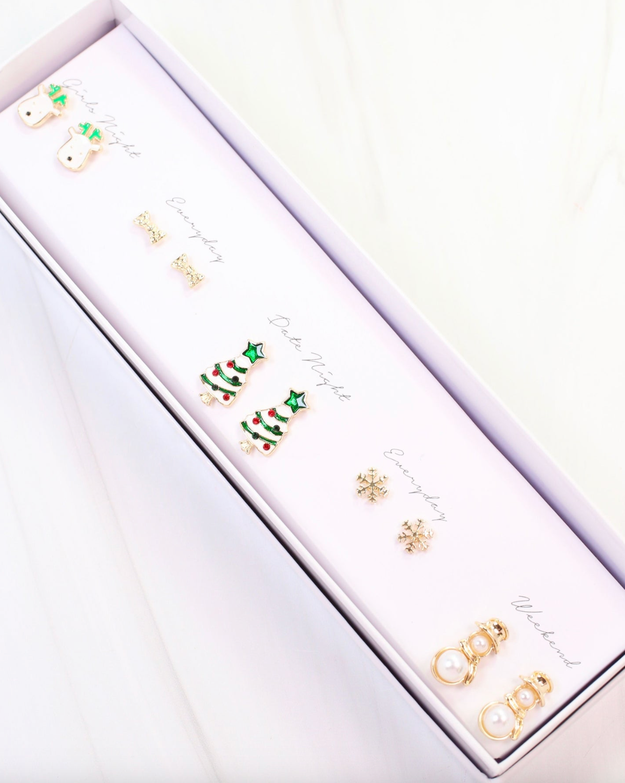 Rockin Around the Christmas Tree Earring Set