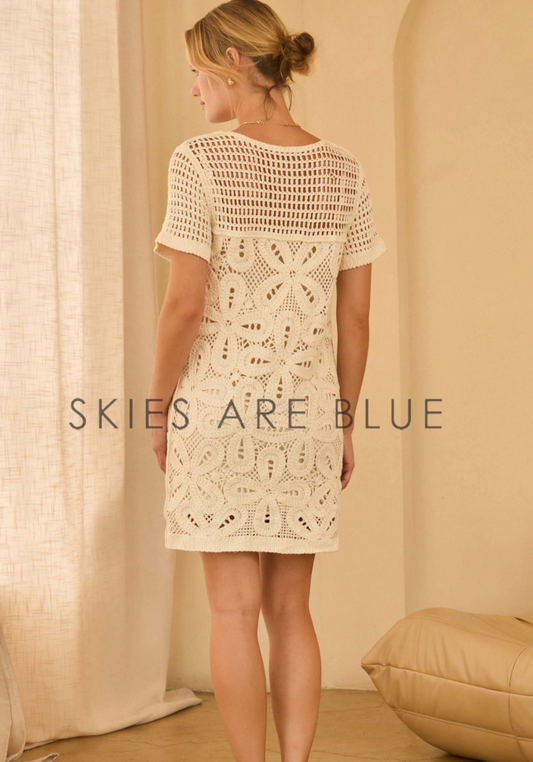 Crochet Mini Dress