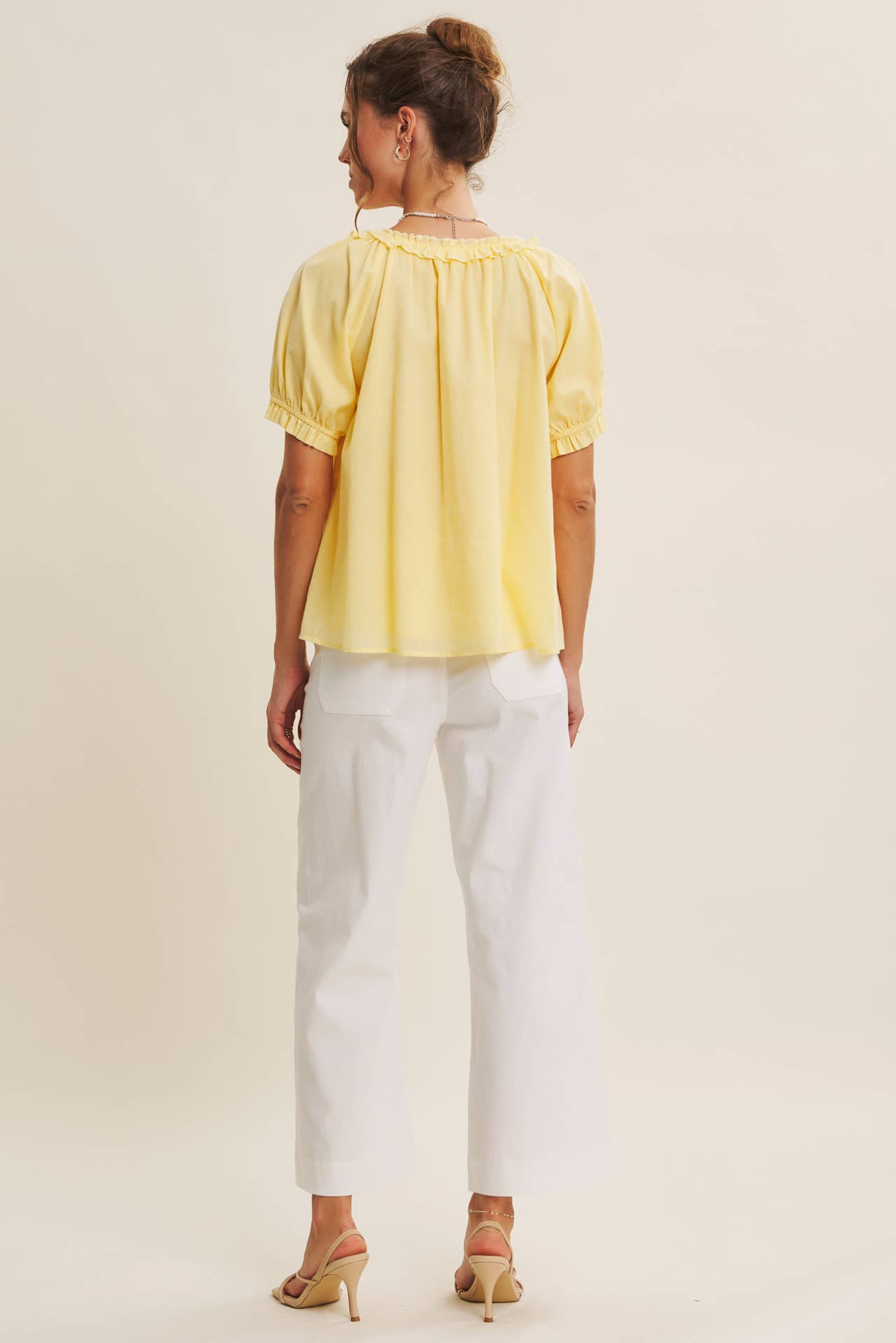 Delicate and Mellow Ruffle Blouse