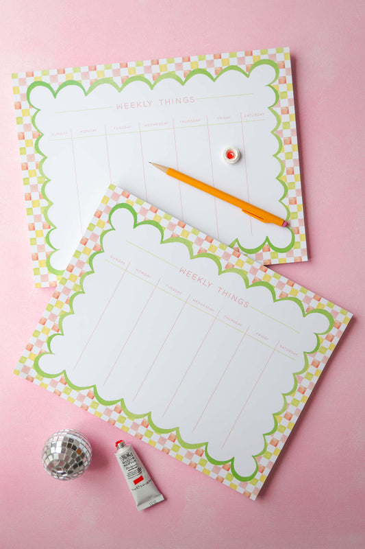 Whimsical Weekly Notepad