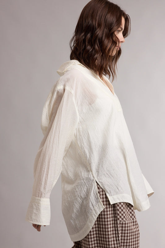 Oversized Popover Shirt
