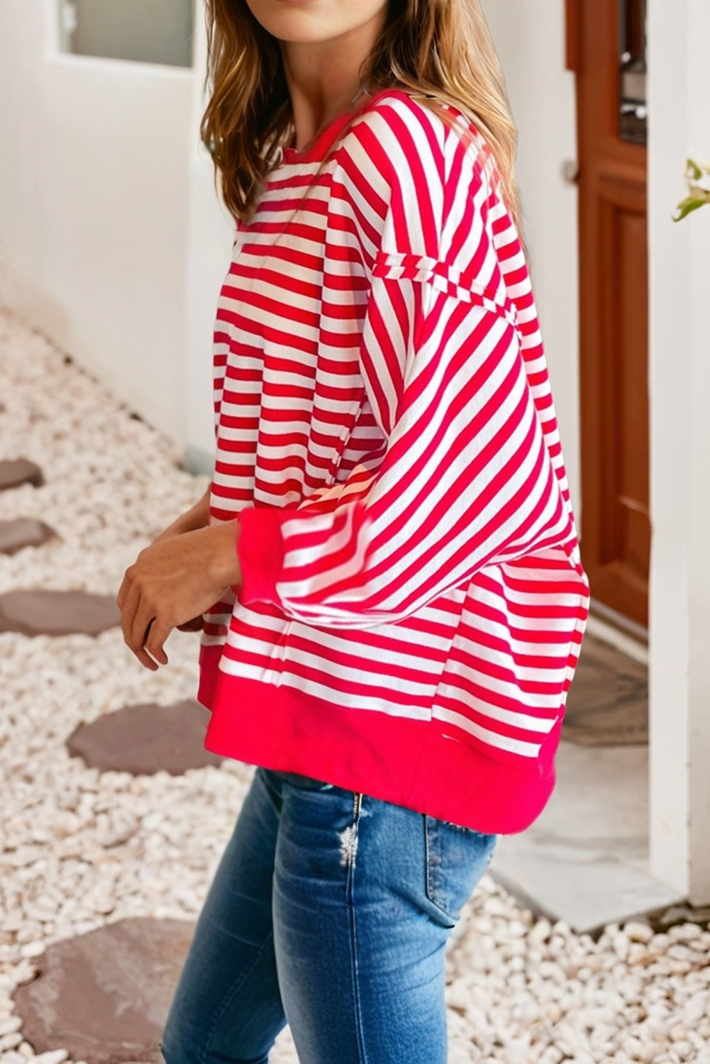 Candy Cane Striped Top