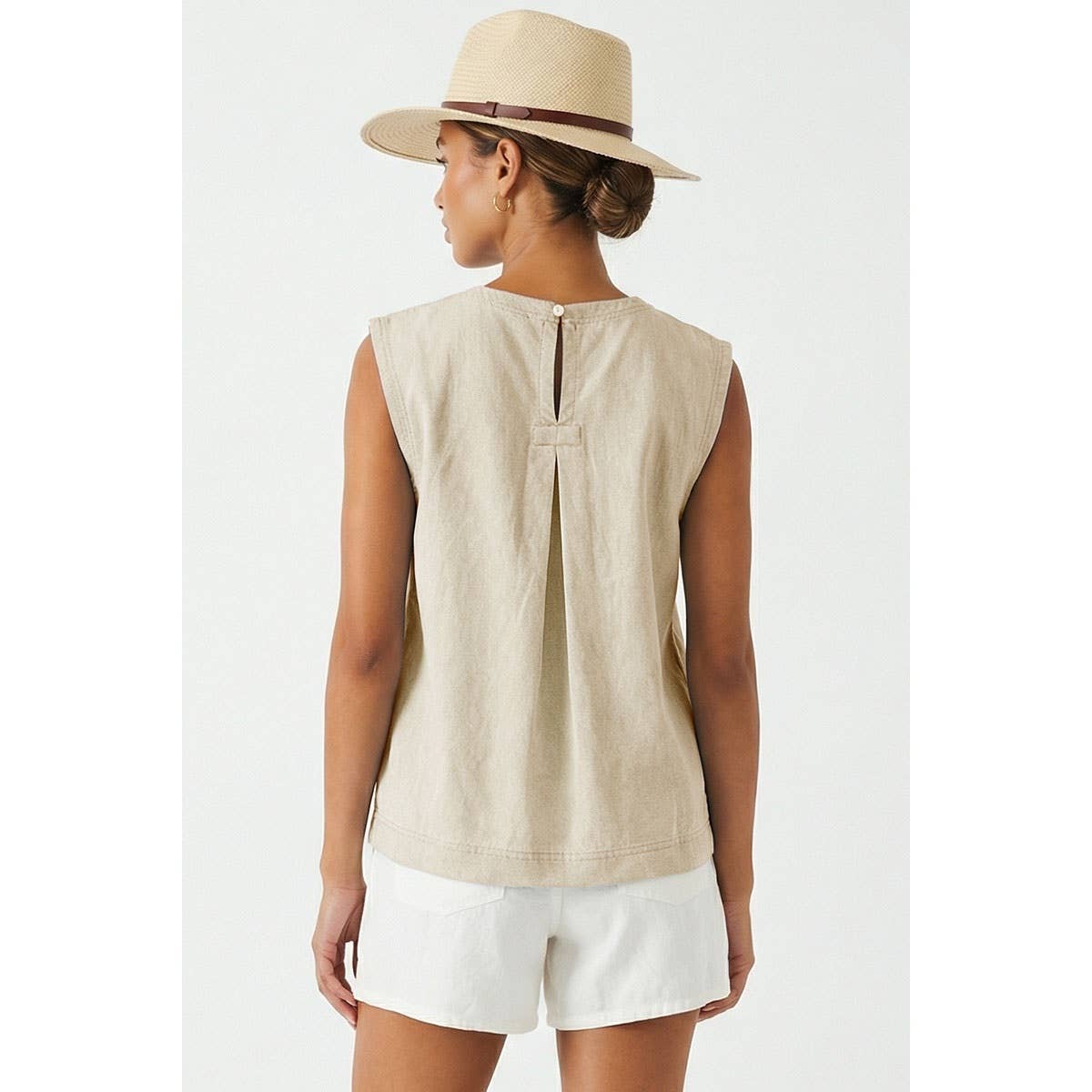Simple Soft Sleeveless Top