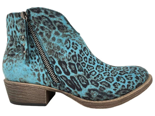 Snake Print Booties